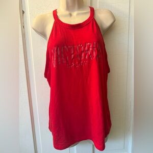 Victoria’s Secret sport red athletic tank top L